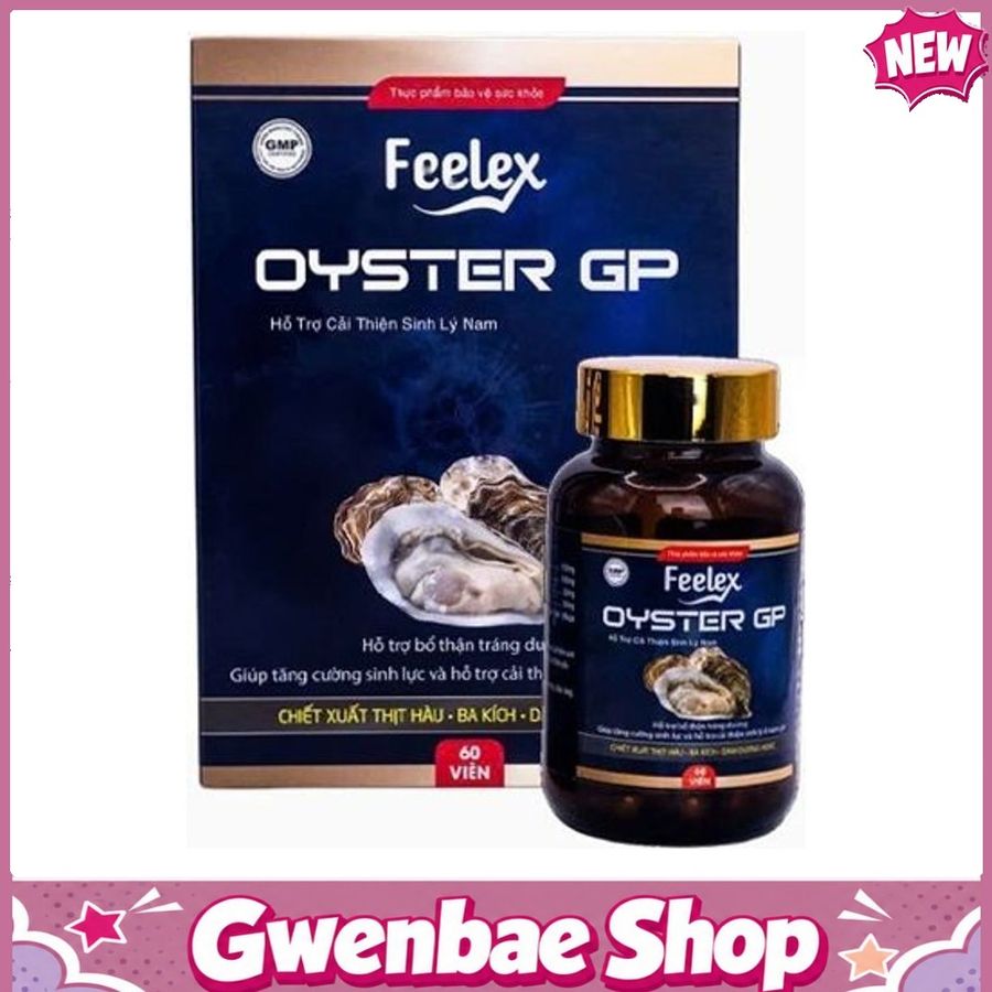 Feelex Oyster GP - Viên Uống Tăng Cường Sinh Lực Nam Giới Gwenshop Chính Hãng Mẫu Mới