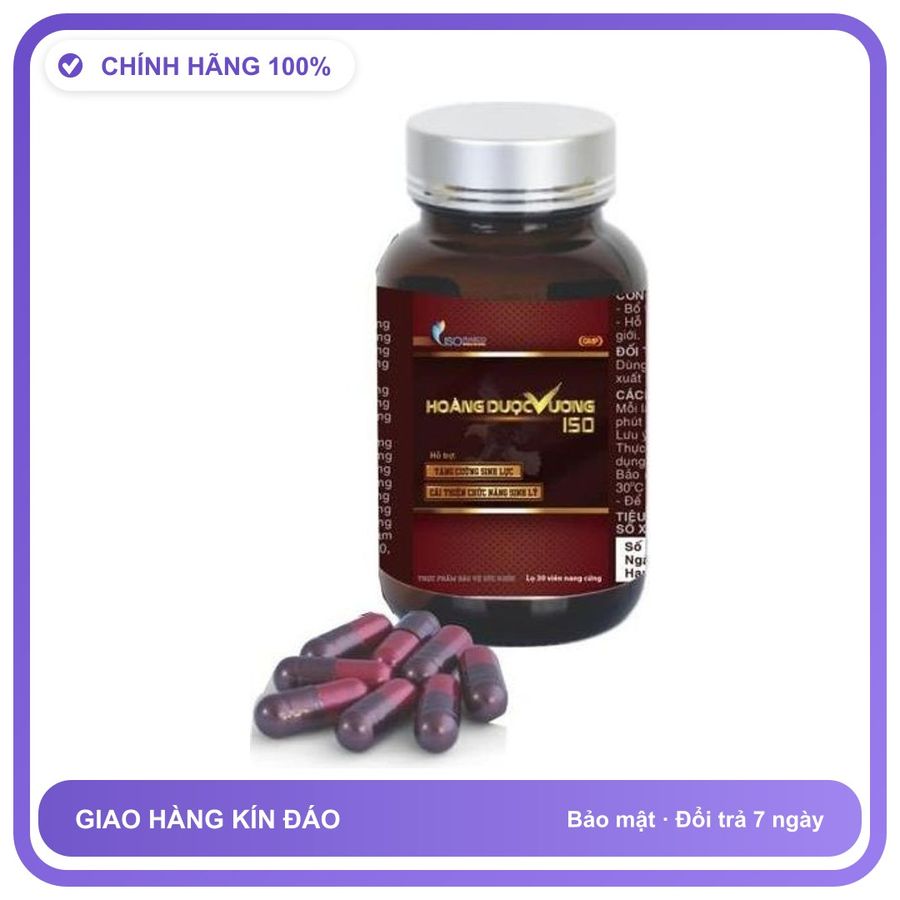 Hoàng Dược Vương ISO - Hỗ Trợ Cải Thiện Chức Năng Sinh Lý Snapshop Chính Hãng