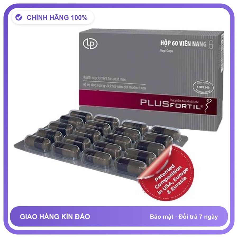 PLUSFORTIL® - Hỗ Trợ Tăng Cường Sức Khoẻ Nam Giới Muốn Có Con Snapshop Chính Hãng