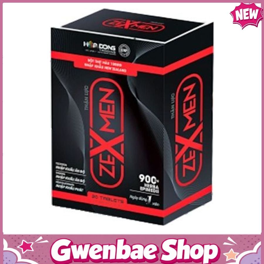 Thận Lực Zex Men - Hỗ Trợ Bổ Thận, Tráng Dương Gwenshop Chính Hãng Hàng Nhập Khẩu