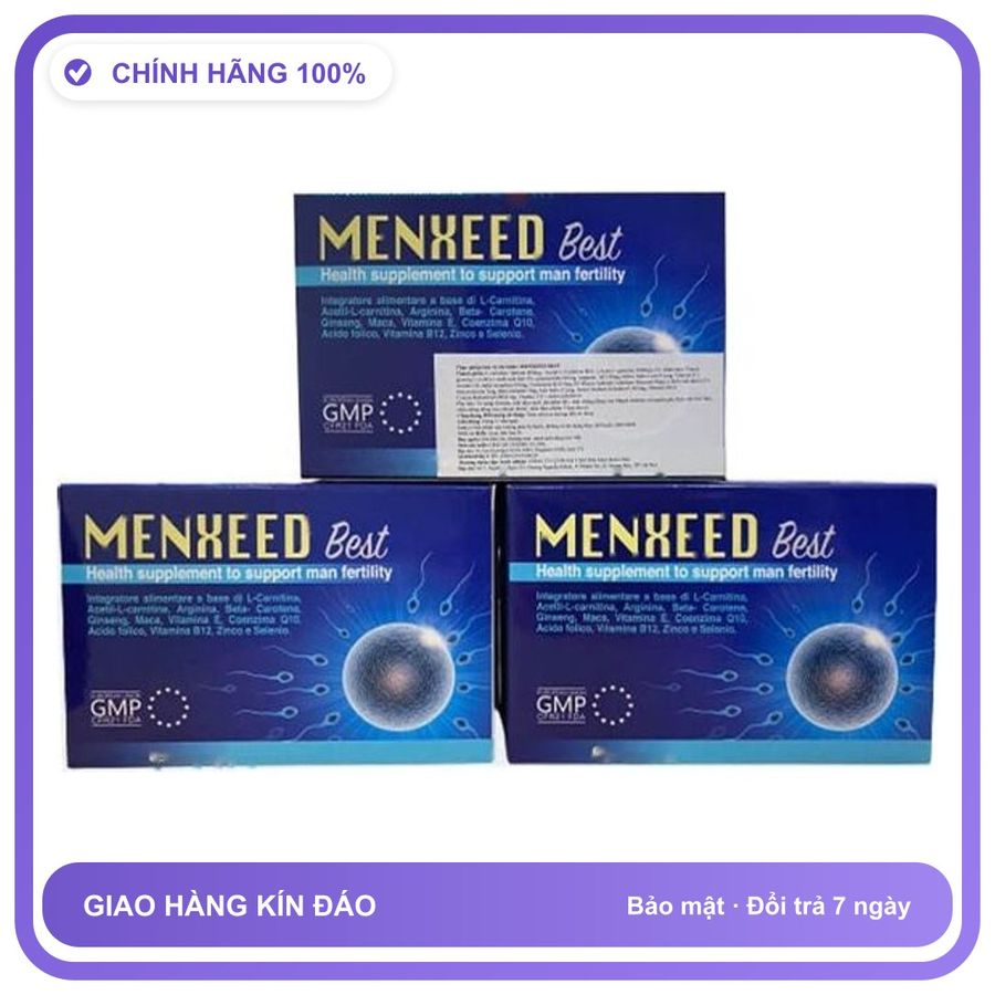 Menxeed Best - Viên Uống Hỗ Trợ Sức Khoẻ Sinh Sản Nam Giới Hộp 60 Viên Snapshop Chính Hãng Hàng Nhập Khẩu
