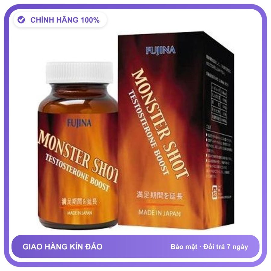Fujina Monster Shot - Hỗ Trợ Cải Thiện Chất Lượng Tinh Trùng (Hộp 150 Viên) Snapshop Chính Hãng