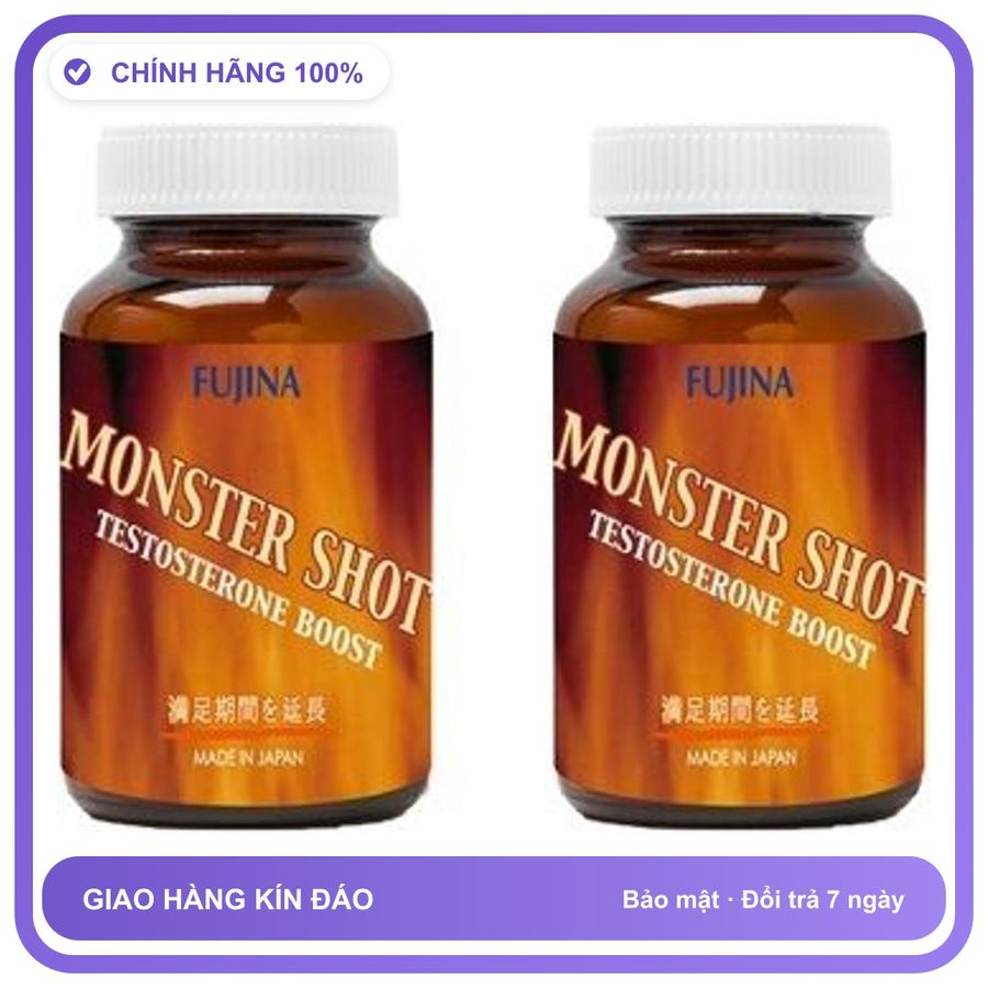 Fujina Monster Shot - Hỗ Trợ Cải Thiện Chất Lượng Tinh Trùng (Hộp 150 Viên) Snapshop Chính Hãng Hàng Nhập Khẩu
