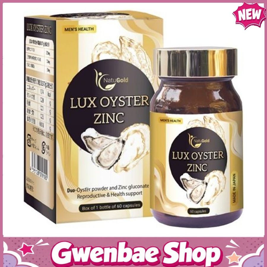 Lux Oyster Zinc - Hỗ Trợ Sức Khỏe Sinh Sản Cho Nam Giới Gwenshop Chính Hãng