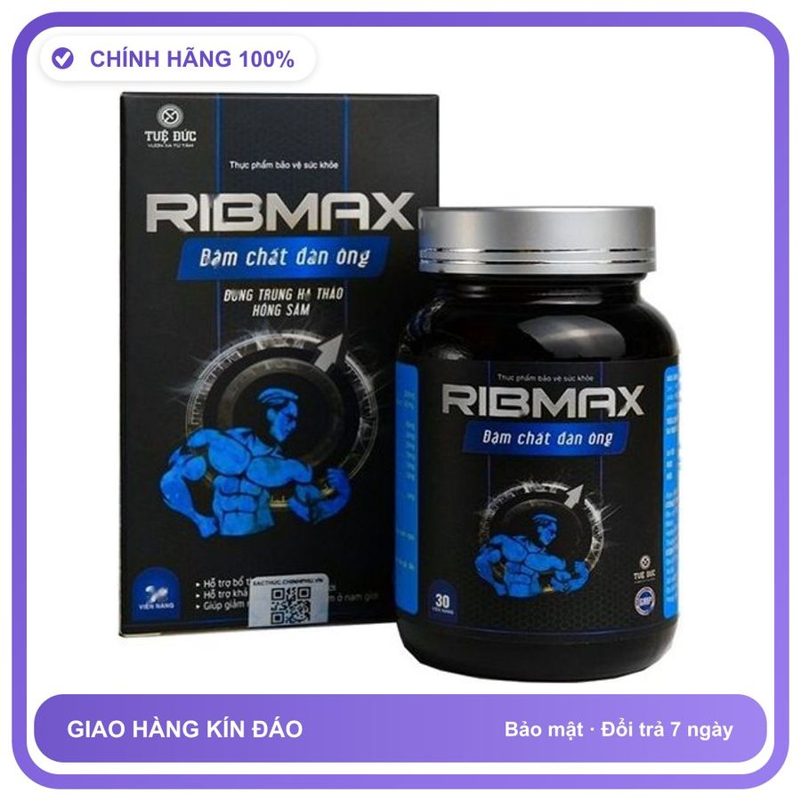 Viên Uống RIBMAX - Đậm Chất Đàn Ông (Hộp 30 Viên) Snapshop Chính Hãng