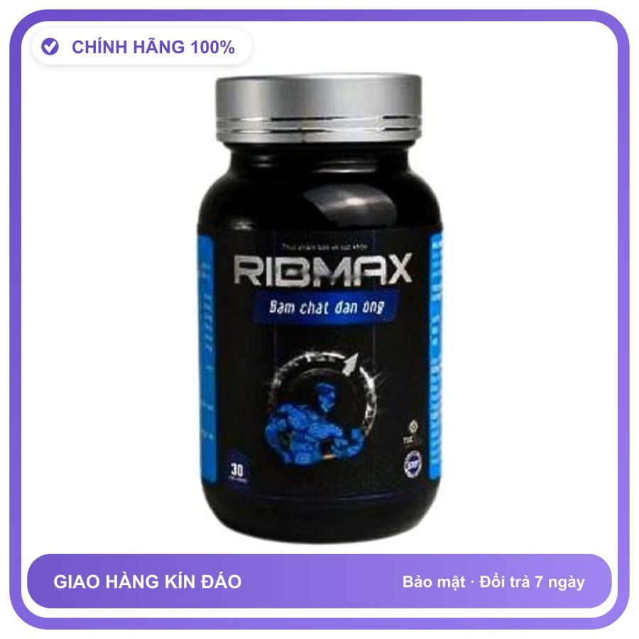 Viên Uống RIBMAX - Đậm Chất Đàn Ông (Hộp 30 Viên) Snapshop Chính Hãng Hàng Nhập Khẩu