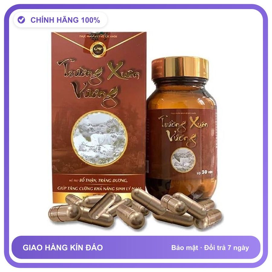 Trường Xuân Vương - Hỗ Trợ Bổ Thận & Tráng Dương Snapshop Chính Hãng