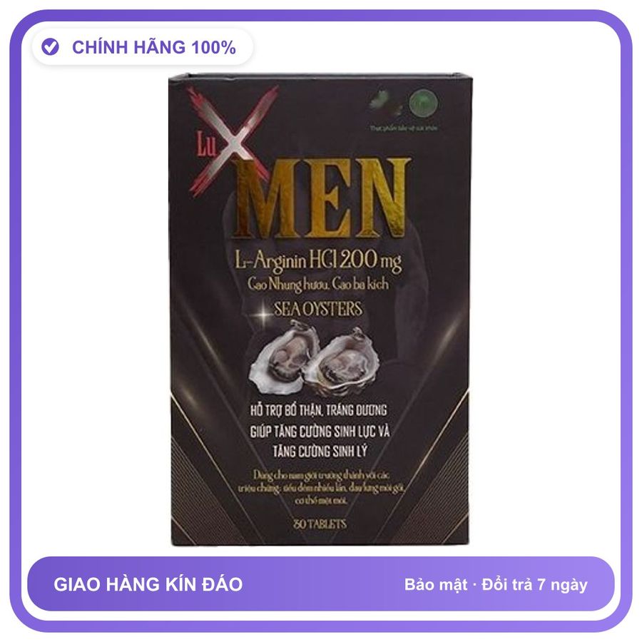 LUX MEN - Hỗ Trợ Tăng Cường Sinh Lực Snapshop Chính Hãng