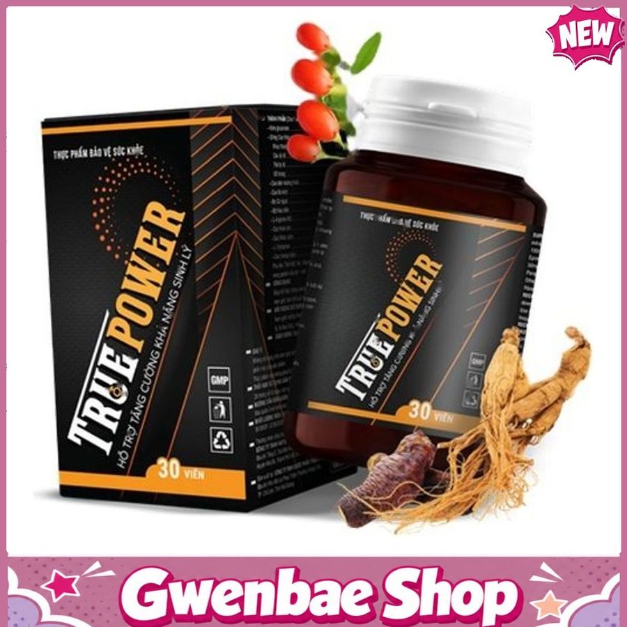 Truepower - Giúp Bổ Thận, Tráng Dương Gwenshop Chính Hãng - hỗ trợ tăng cường sinh lý, hàng chuẩn nguồn gốc rõ ràng, dùng đều đặn mỗi ngày