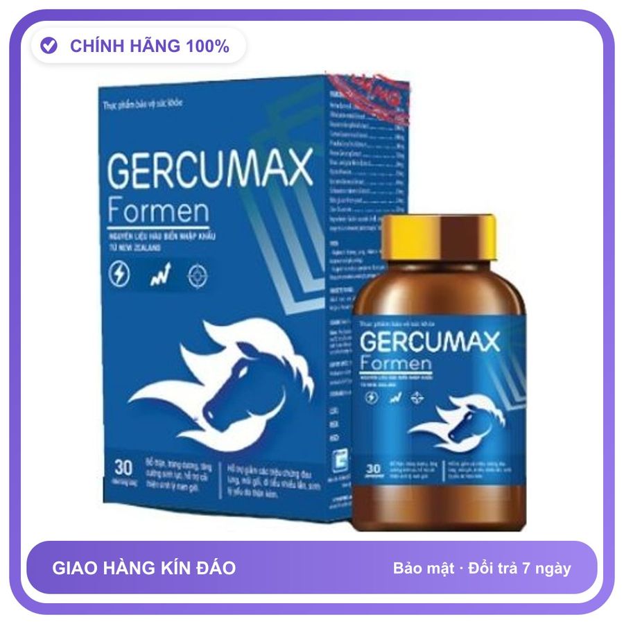 GERCUMAX FORMEN - Bổ Thận & Tráng Dương Snapshop Chính Hãng