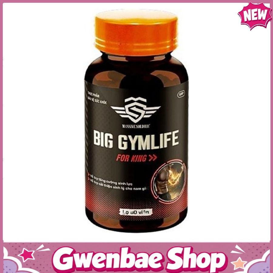 BIG GYMLIFE FOR KING - Cải Thiện Sinh Lý Nam Giới Gwenshop Chính Hãng Hàng Nhập Khẩu