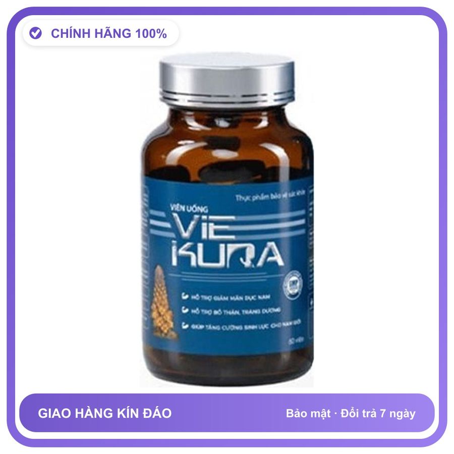 VIÊN UỐNG VIE KURA - Hỗ Trợ Bổ Thận & Tráng Dương Snapshop Chính Hãng Hàng Nhập Khẩu