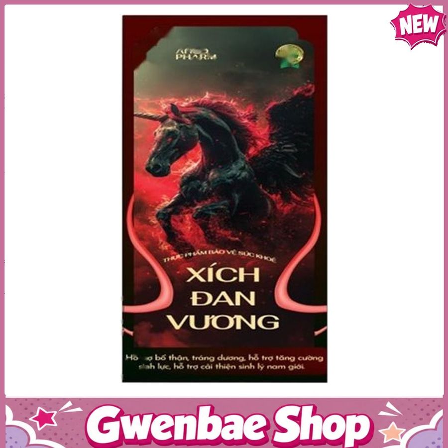XÍCH ĐAN VƯƠNG - Hỗ Trợ Bổ Thận, Tráng Dương Gwenshop Chính Hãng Mẫu Mới