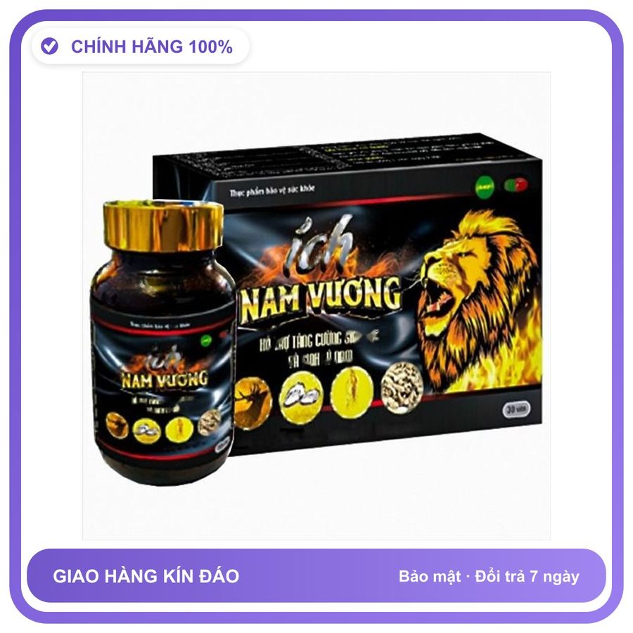 ÍCH NAM VƯƠNG - Hỗ Trợ Bổ Thận Tráng Dương (Hộp 30 Viên) Snapshop Chính Hãng