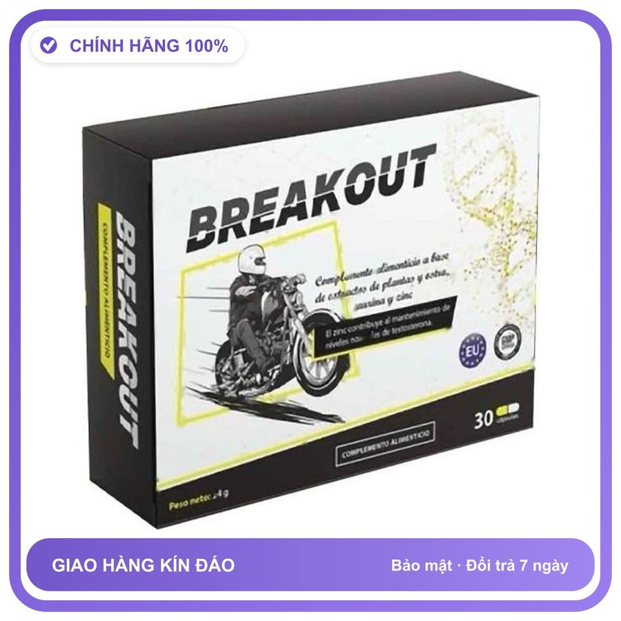 Breakout - Viên Uống Hỗ Trợ Tăng Cường Sinh Lực (Hộp 30 Viên) Snapshop Chính Hãng
