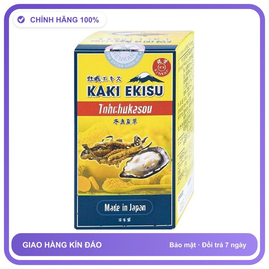 Kenkan Kaki Ekisu Tohchukasou - Hàng Chính Hãng Nhật Bản (Hộp 60 Viên) Snapshop Chính Hãng Mẫu Mới