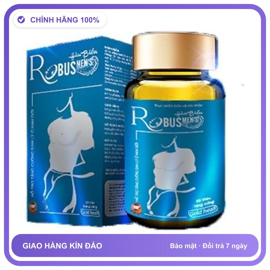 Hàu Biển Robus Men’s - Viên Uống Hỗ Trợ Bổ Thận & Tráng Dương (Hộp 30 Viên) Snapshop Chính Hãng