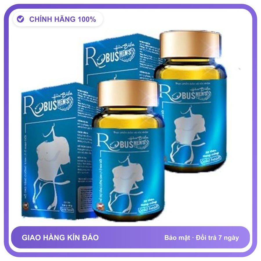 Hàu Biển Robus Men’s - Viên Uống Hỗ Trợ Bổ Thận & Tráng Dương (Hộp 30 Viên) Snapshop Chính Hãng Mẫu Mới