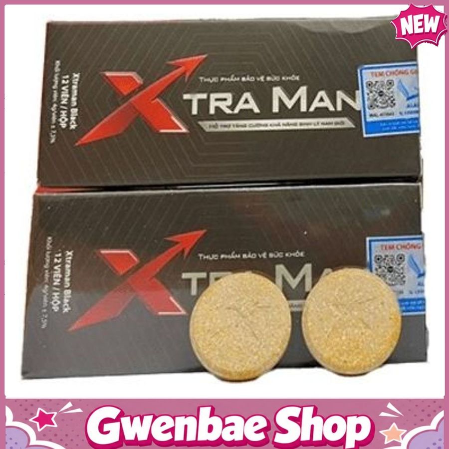 Viên Sủi XtraMan Black - Giúp Cải Thiện Chức Năng Sinh Lý Nam Giới Gwenshop Chính Hãng Mẫu Mới