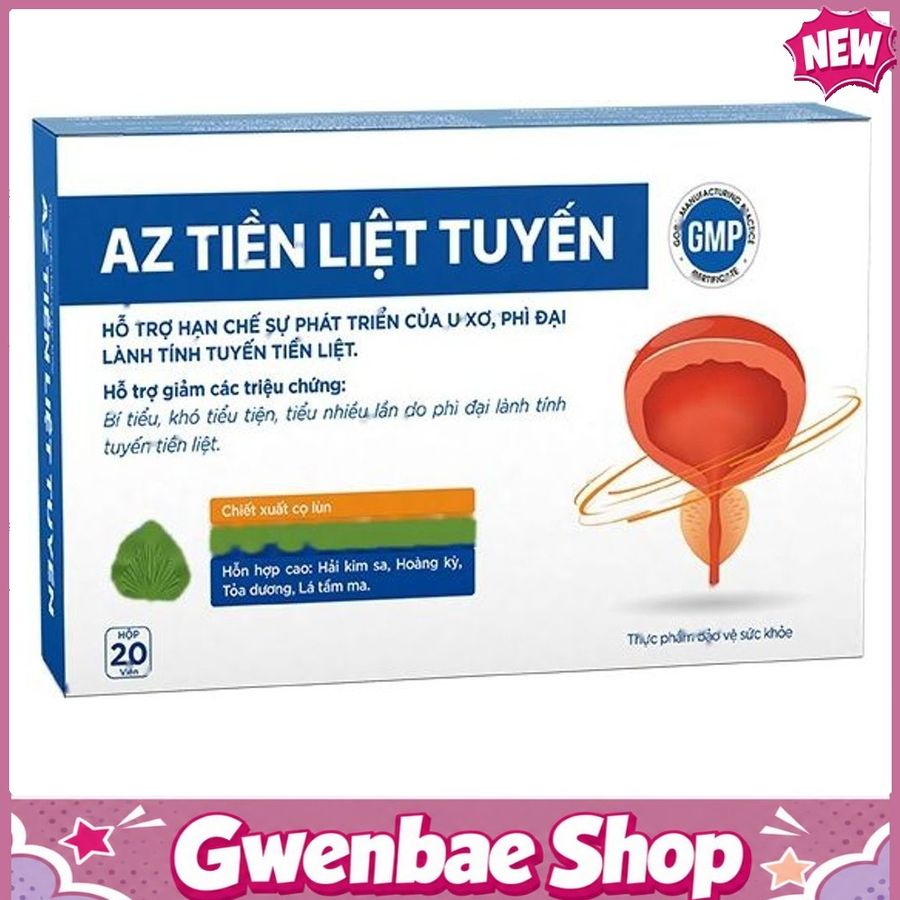 AZ Tiền Liệt Tuyến - HỖ TRỢ HẠN CHẾ SỰ PHÁT TRIỂN CỦA U XƠ, PHÌ ĐẠI LÀNH TÍNH TUYẾN TIỀN LIỆT Gwenshop Bản Tiêu Chuẩn