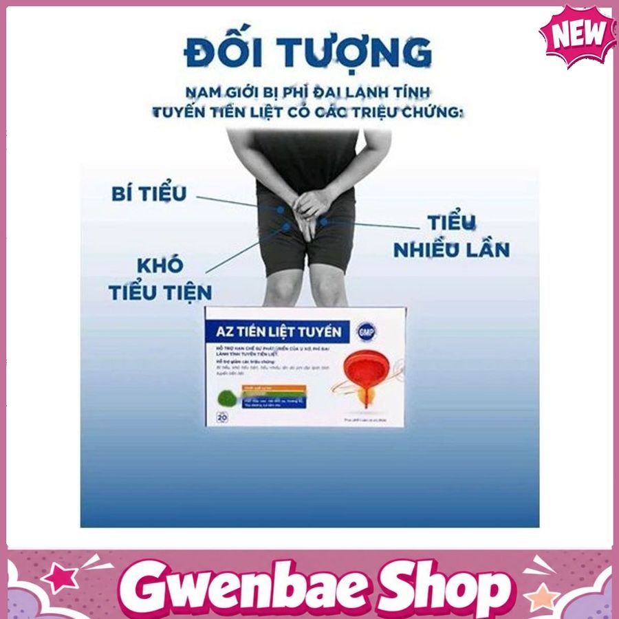 AZ Tiền Liệt Tuyến - HỖ TRỢ HẠN CHẾ SỰ PHÁT TRIỂN CỦA U XƠ, PHÌ ĐẠI LÀNH TÍNH TUYẾN TIỀN LIỆT Gwenshop Chính Mẫu Mới