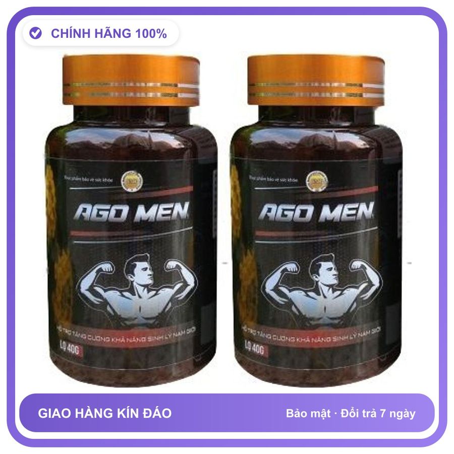 Ago Men - Hỗ Trợ Bổ Thận & Tăng Cường Sinh Lý (Hộp 40g) Snapshop Chính Hãng Hàng Nhập Khẩu