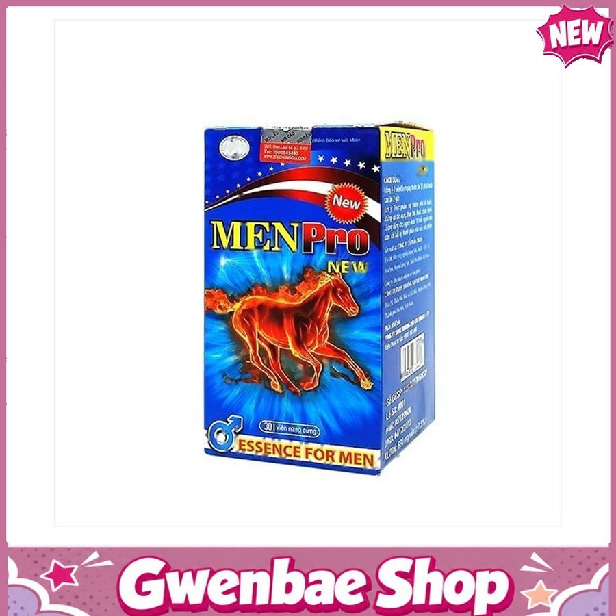 MENPro NEW - Giúp Tăng Cường Sinh Lực Và Sinh Lý Nam Gwenshop Chính Hãng Mẫu Mới
