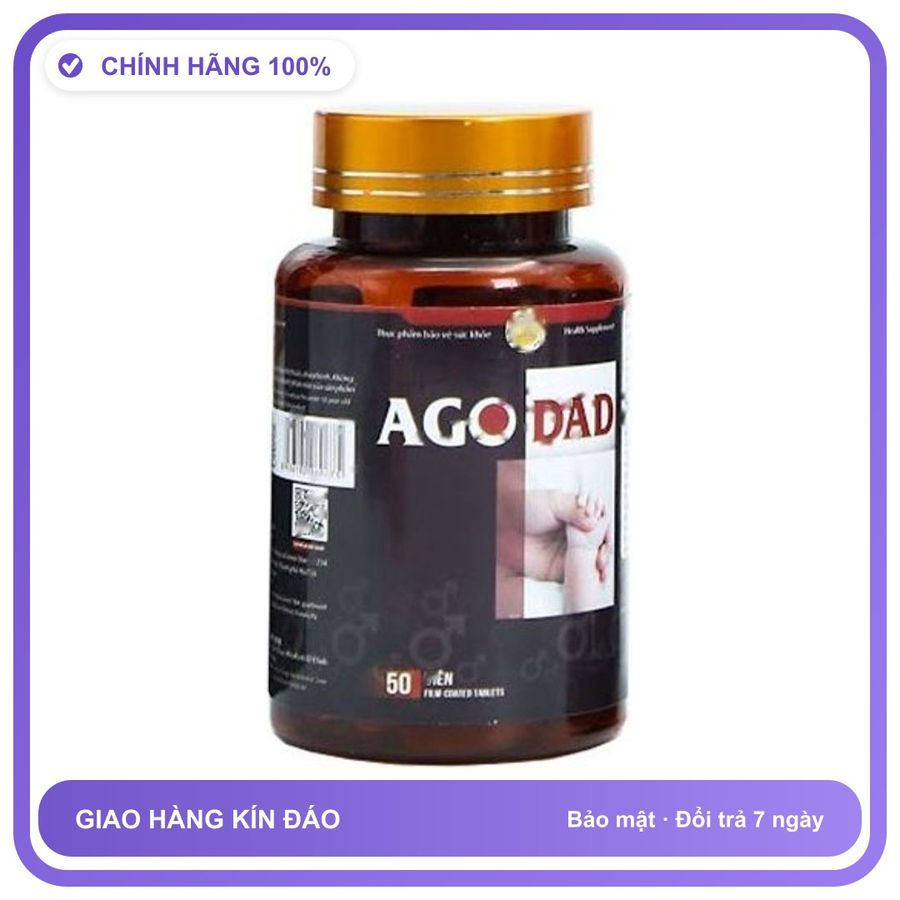 Ago Dad - Viên Uống Hỗ Trợ Bổ Thận (Hộp 50 Viên) Snapshop Chính Hãng Hàng Nhập Khẩu