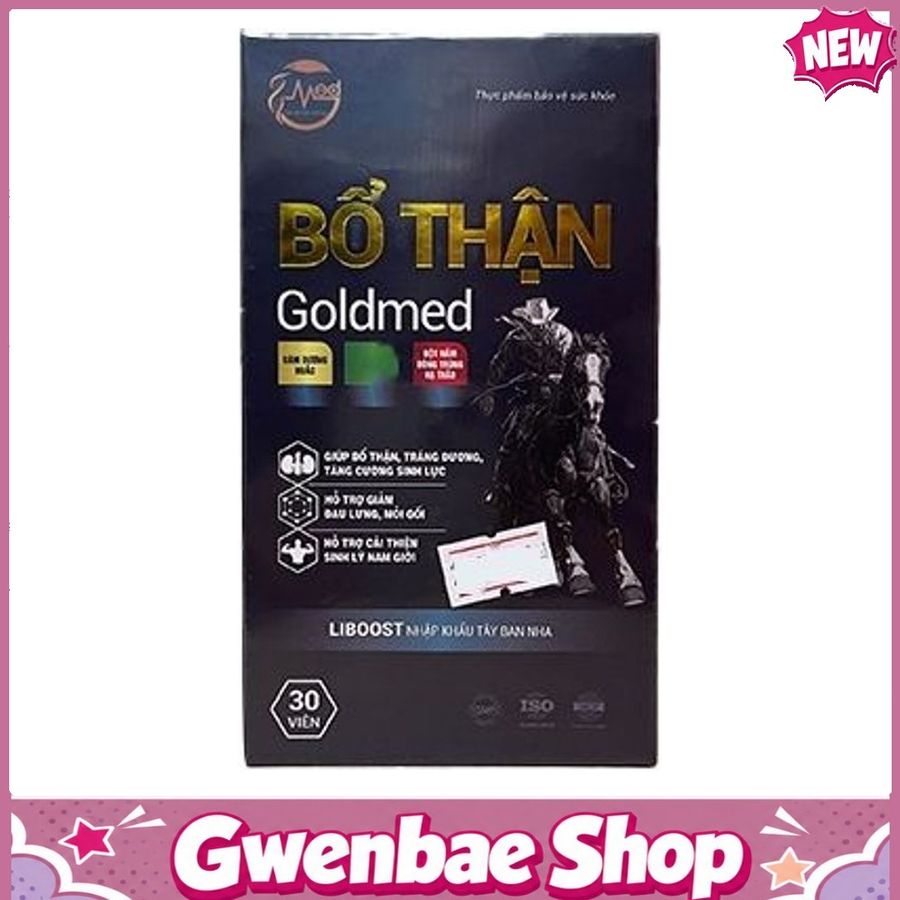 Bổ Thận Goldmed - Giúp Bổ Thận, Tráng Dương, Tăng Cường Sinh Lực Gwenshop Chính Hãng