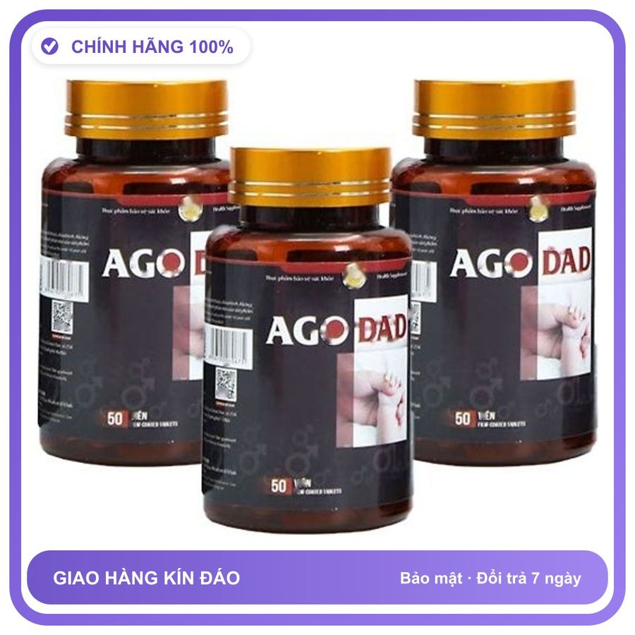 Ago Dad - Viên Uống Hỗ Trợ Bổ Thận (Hộp 50 Viên) Snapshop Chính Hãng Mẫu Mới