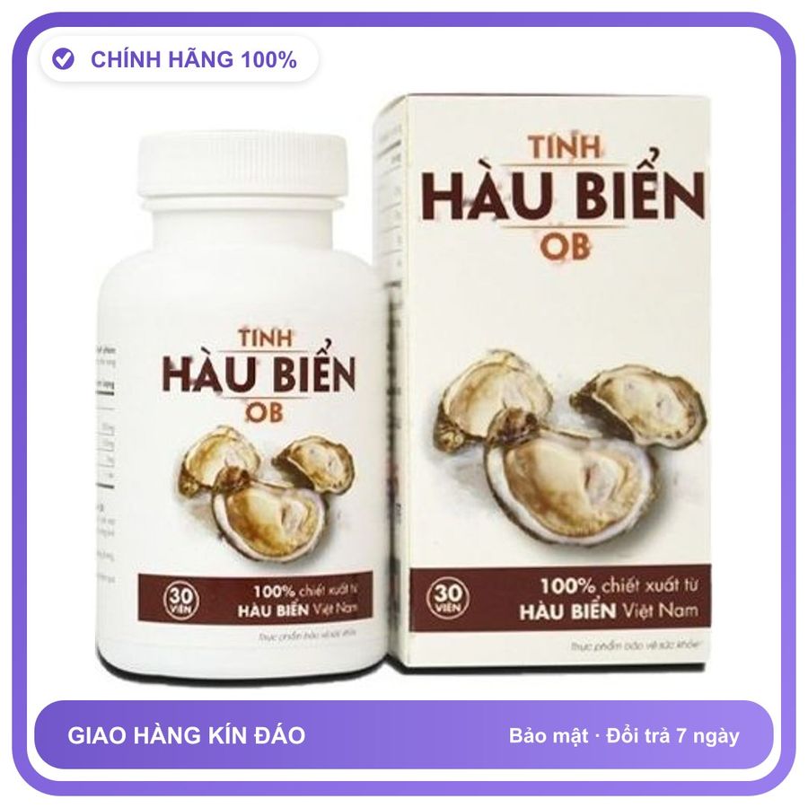 Tinh Hàu Biển OB - Tăng Sức Mạnh, Khỏe Tinh Trùng Snapshop Chính Hãng