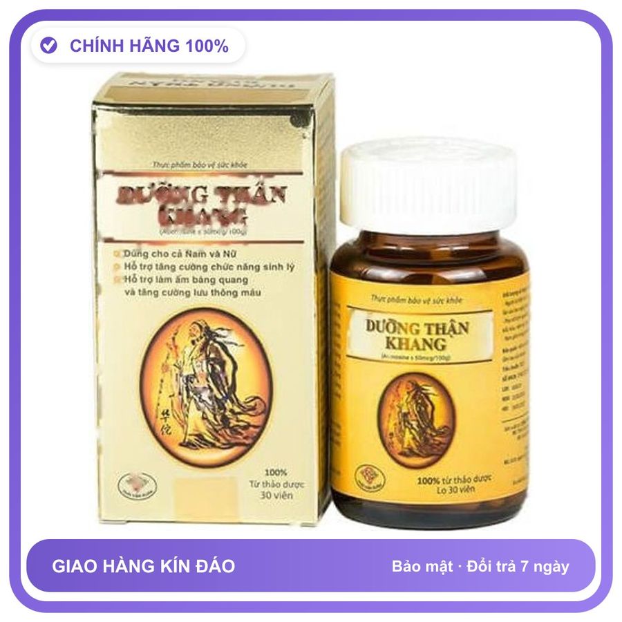Dưỡng Thận Khang - Hỗ Trợ Sinh Lý, Làm Ấm Bàng Quang Snapshop Chính Hãng Hàng Nhập Khẩu