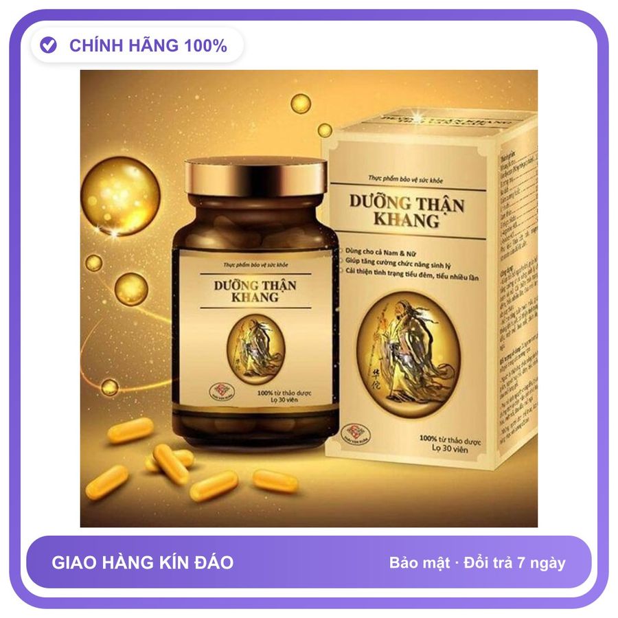 Dưỡng Thận Khang - Hỗ Trợ Sinh Lý, Làm Ấm Bàng Quang Snapshop Chính Hãng Mẫu Mới