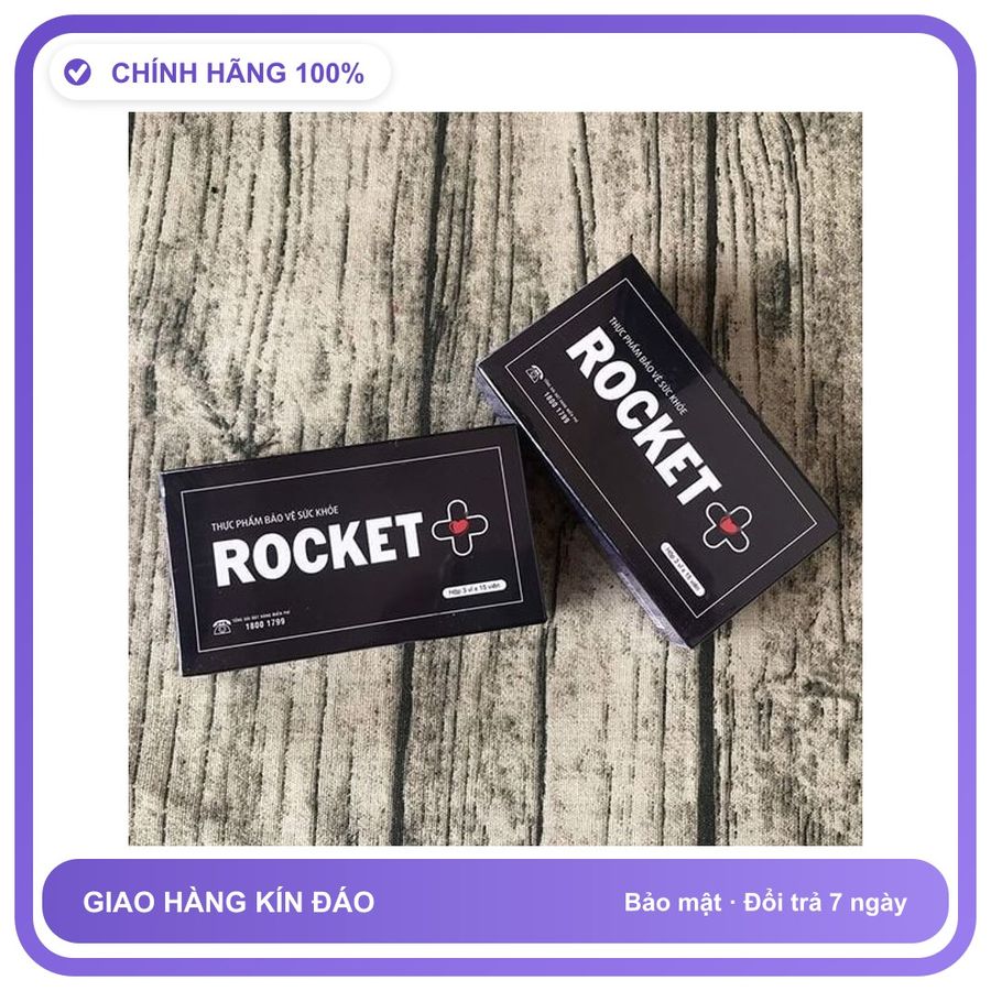 ROCKET Plus Thái Dương - Giúp Bổ Thận Dương & Tăng Cường Sinh Lực Snapshop Chính Hãng Mẫu Mới