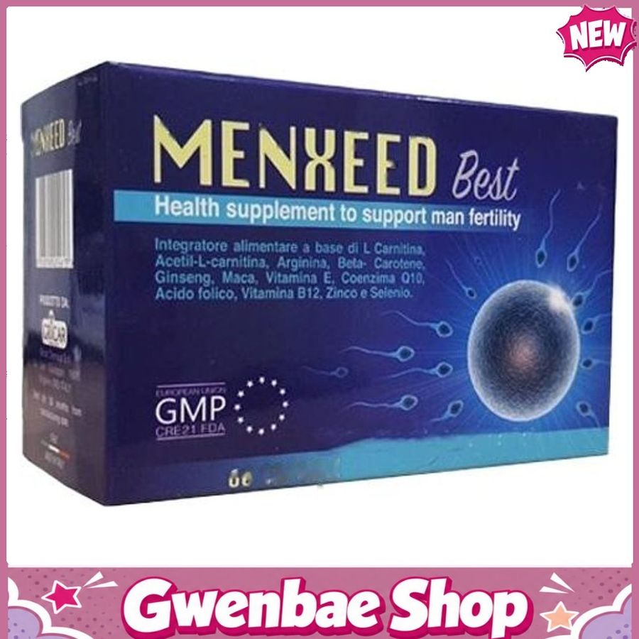 Menxeed Best - Viên Uống Hỗ Trợ Sức Khoẻ Sinh Sản Nam Giới Hộp 60 Viên Gwenshop Chính Hãng