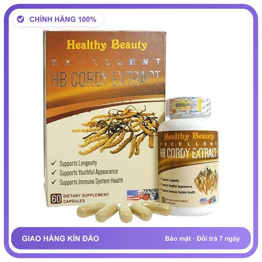 Đông Trùng Hạ Thảo HB CORDY EXTRACT - Giúp Làm Chậm Quá Trình Lão Hóa, Tăng Cường Sức Khỏe Snapshop Chính Hãng Mẫu Mới