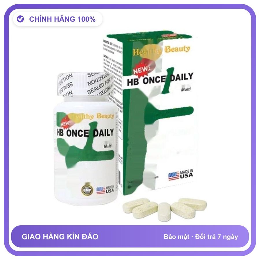 HB Once Daily Men’s - Giúp Bổ Sung Vitamin & Khoáng Chất Thiết Yếu Cho Nam Giới Snapshop Chính Hãng Hàng Nhập Khẩu