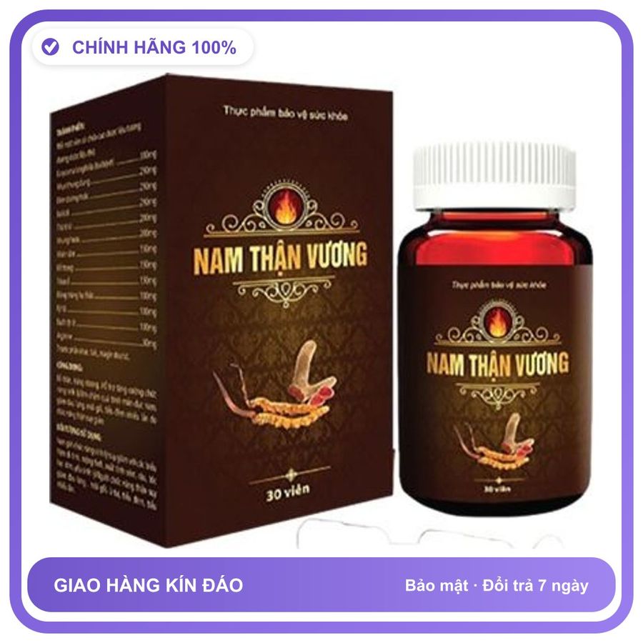 Viên Sinh Lý Nam Thận Vương - Giúp Tăng Cường Sinh Lực, Giảm Đau Lưng Mỏi Gối Snapshop Chính Hãng