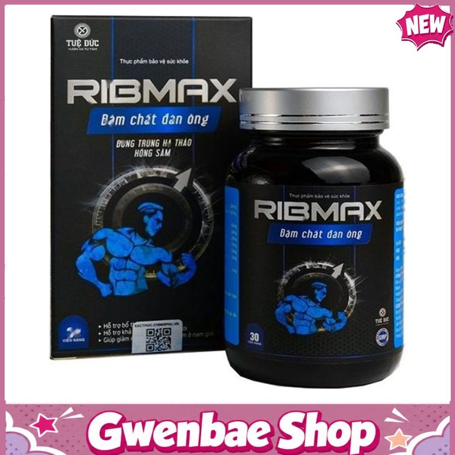 Viên Uống RIBMAX - Đậm Chất Đàn Ông (Hộp 30 Viên) Gwenshop Chính Hãng