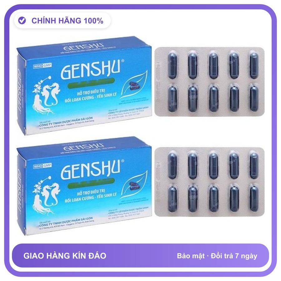 Viên Sinh Lý Genshu - Giúp Bổ Thận, Tráng Dương & Yếu Sinh Lý (Hộp 30 Viên) Snapshop Chính Hãng Hàng Nhập Khẩu