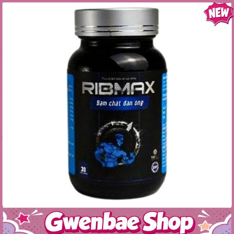 Viên Uống RIBMAX - Đậm Chất Đàn Ông (Hộp 30 Viên) Gwenshop Chính Hãng Hàng Nhập Khẩu