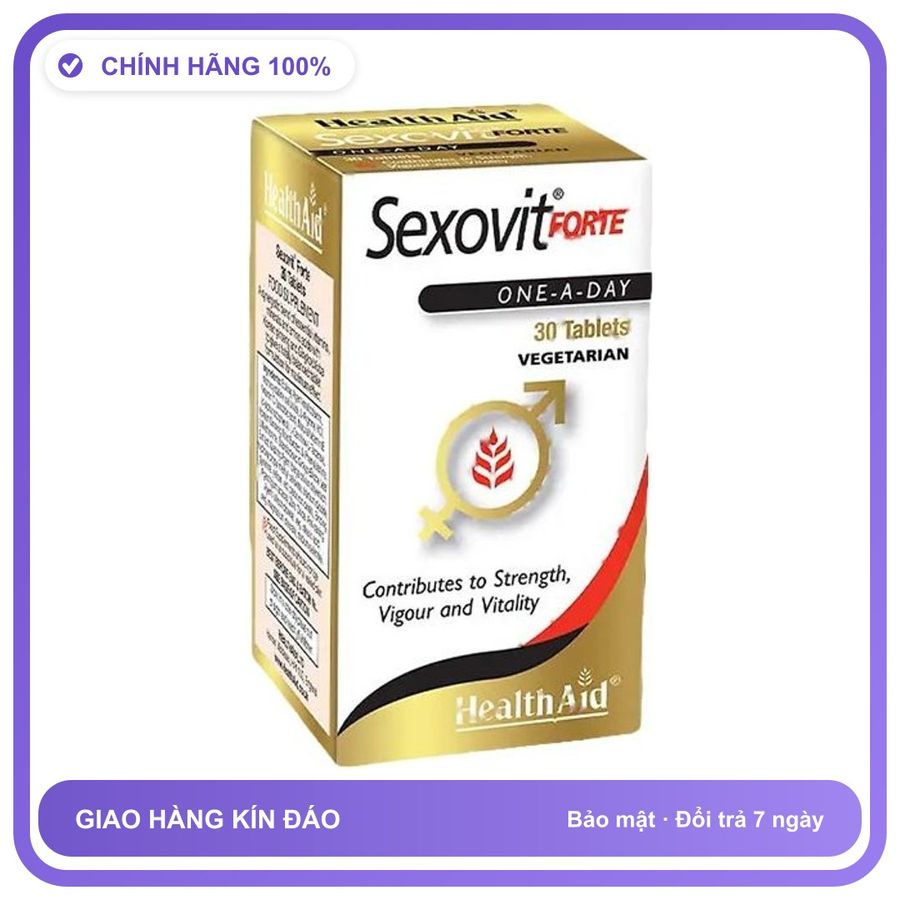 HealthAid SEXOVIT FORTE - Hỗ Trợ Tăng Cường Sinh Lực Cho Cả Nam & Nữ Giới Snapshop Chính Hãng