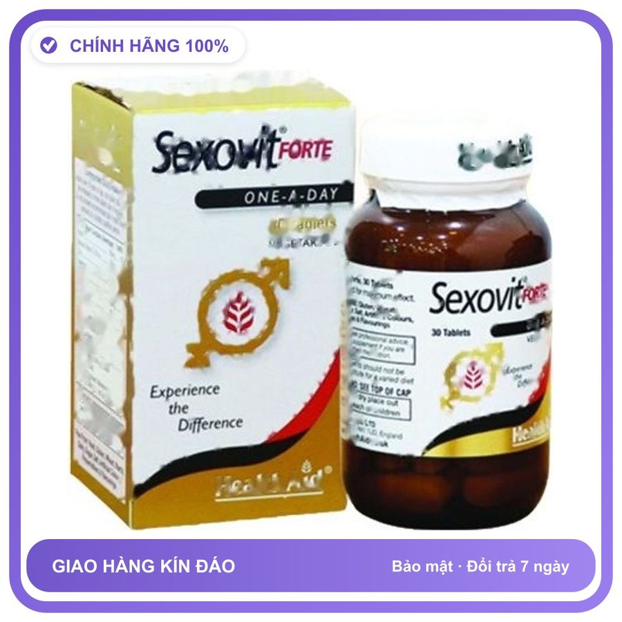 HealthAid SEXOVIT FORTE - Hỗ Trợ Tăng Cường Sinh Lực Cho Cả Nam & Nữ Giới Snapshop Chính Hãng Hàng Nhập Khẩu