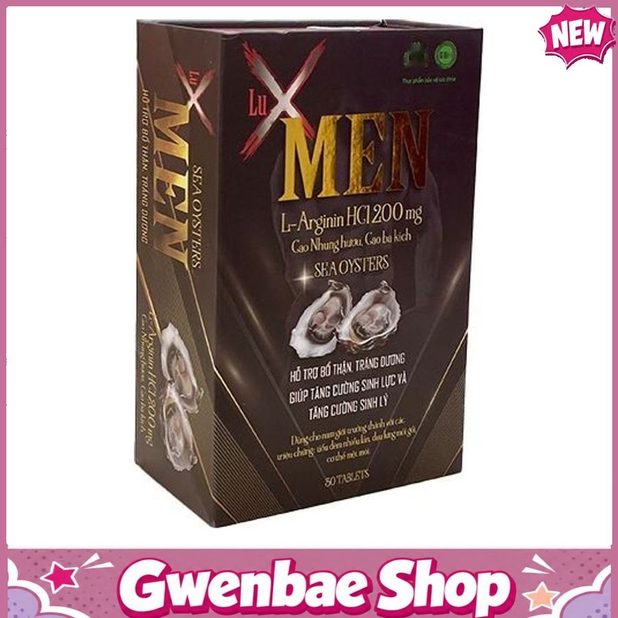 LUX MEN - Hỗ Trợ Tăng Cường Sinh Lực Gwenshop Chính Hãng Hàng Nhập Khẩu
