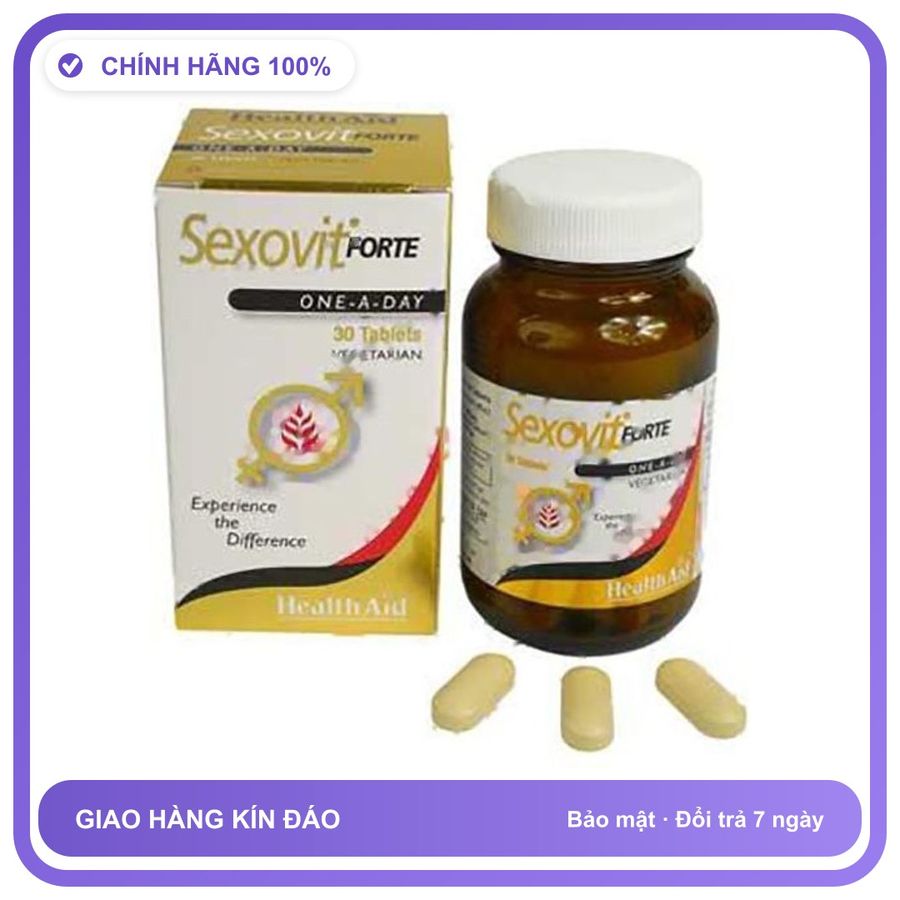 HealthAid SEXOVIT FORTE - Hỗ Trợ Tăng Cường Sinh Lực Cho Cả Nam & Nữ Giới Snapshop Chính Hãng Mẫu Mới