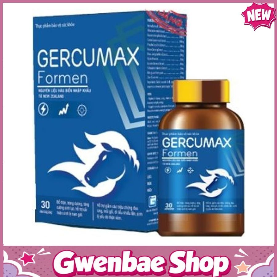 GERCUMAX FORMEN - Bổ Thận & Tráng Dương Gwenshop Chính Hãng