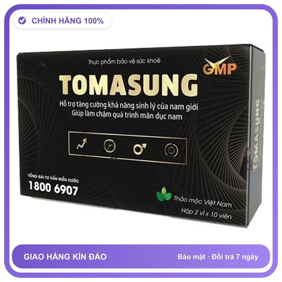 Viên Uống Tomasung - Hỗ Trợ Tăng Cường Sinh Lý & Làm Chậm Quá Trình Mãn Dục Nam Giới Snapshop Chính Hãng
