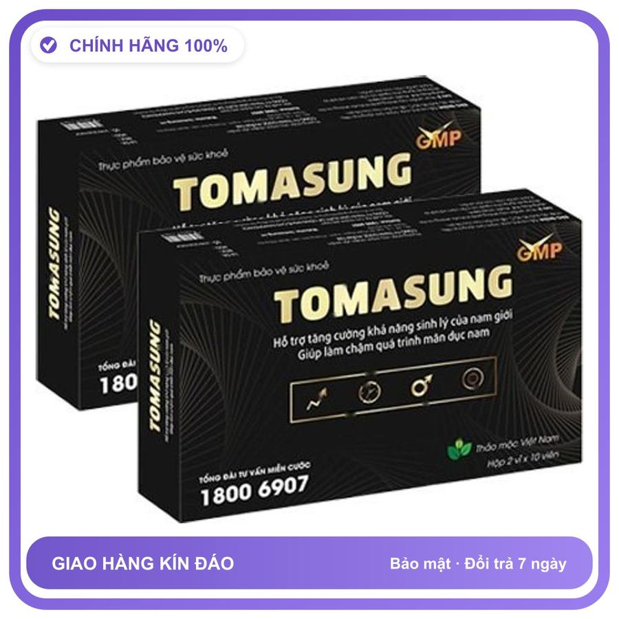 Viên Uống Tomasung - Hỗ Trợ Tăng Cường Sinh Lý & Làm Chậm Quá Trình Mãn Dục Nam Giới Snapshop Chính Hãng Hàng Nhập Khẩu