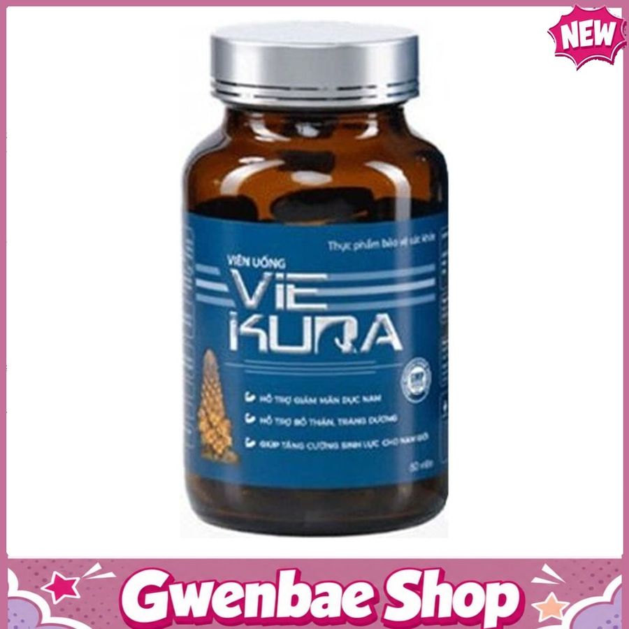 VIÊN UỐNG VIE KURA - Hỗ Trợ Bổ Thận & Tráng Dương Gwenshop Chính Hãng Hàng Nhập Khẩu