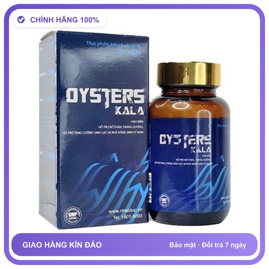 Viên Uống Oysters Kala - Hỗ Trợ Tăng Cường Sinh Lực & Khả Năng Sinh Lý Nam Snapshop Chính Hãng